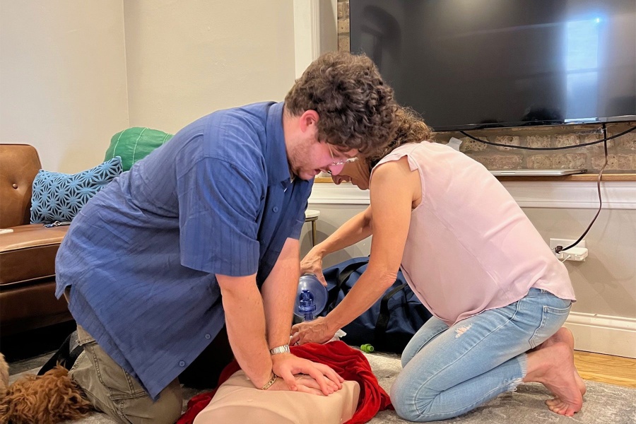 At Home CPR & AED Training in Andersonville, Chicago