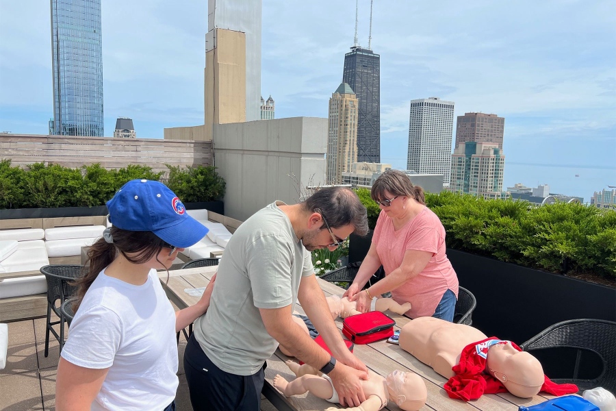 At Home CPR & AED Training in Downtown Chicago