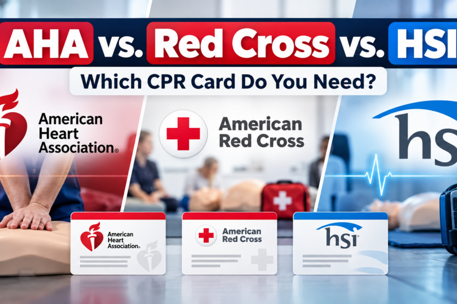 CPR Certification Card Comparison